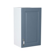 Corp superior 45 cu 1 usa Zebra MDF albastru drept Corp superior 45 cu 1 usa Zebra MDF albastru drept